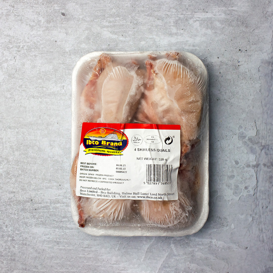 IBCO Halal Frozen Quails Halal Meat Online Halal Fine Foods